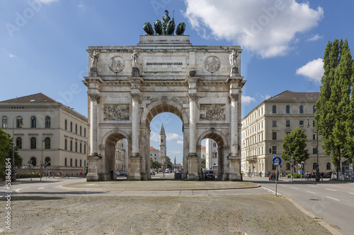 Das Siegestor in München