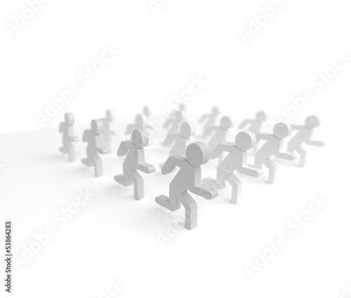 Wallpaper Mural team, laufen, rennen, wettkampf, Torontodigital.ca