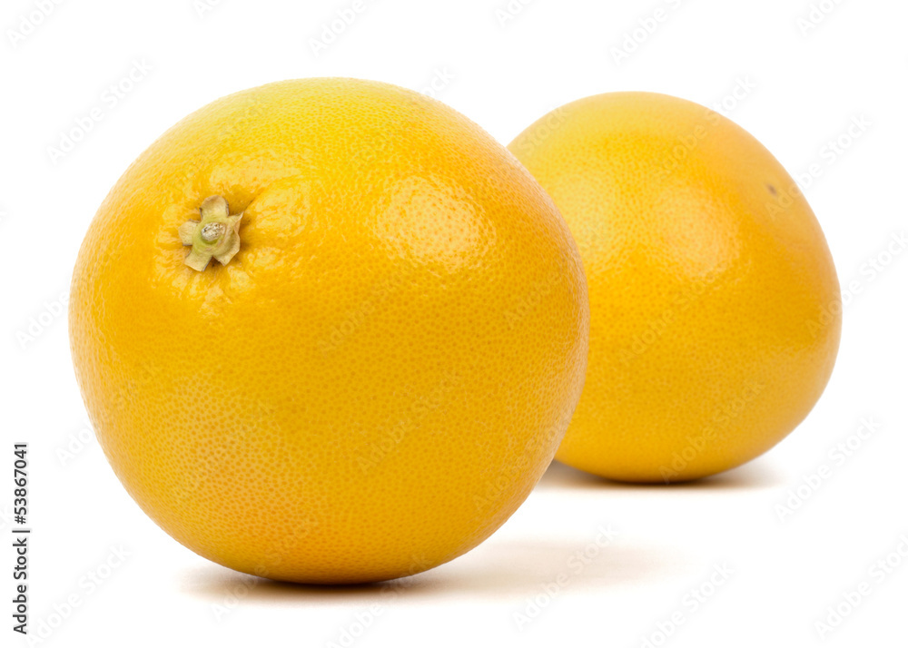 Cut grapefruit isolated on white background Cut grapefruit isolated on white background