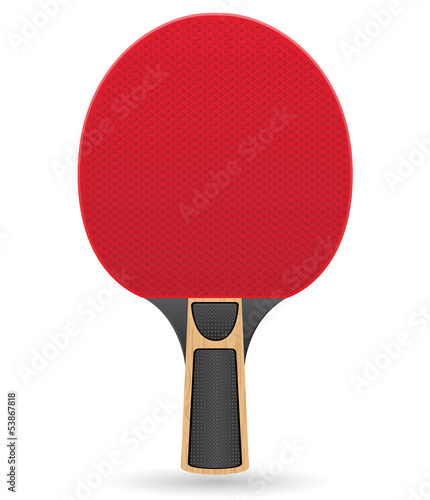racket for table tennis ping pong vector illustration