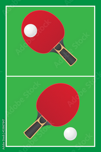 table tennis ping pong vector