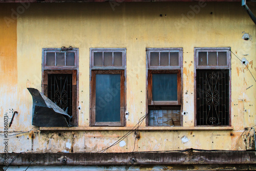Wallpaper Mural Window of a old wooden house Torontodigital.ca