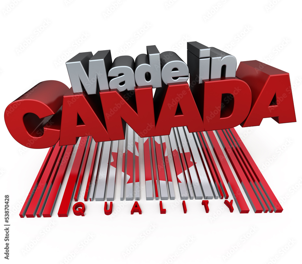 Fototapeta premium Made in Canada, quality
