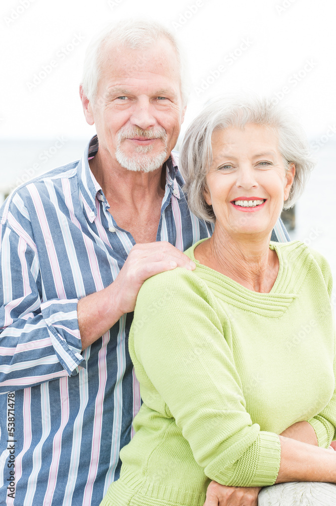 Smiling senior couple Smiling senior couple