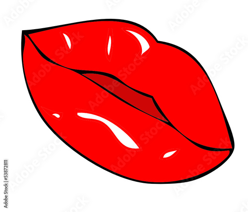 Bocca carnosa e sensuale