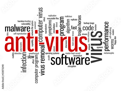 ANTI-VIRUS Tag Cloud (software program computer security virus)