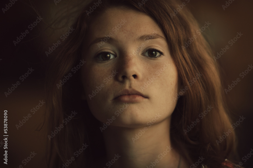 Fototapeta premium portrait of a beautiful girl