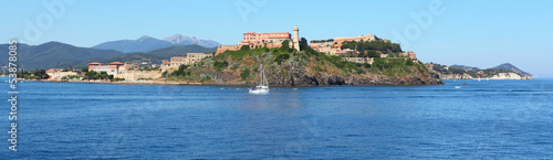 The Portoferraio on the island of Elba, Italy, Europe.