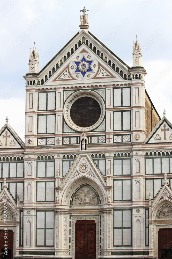 Holy Cross Basilica in Florence, Italy