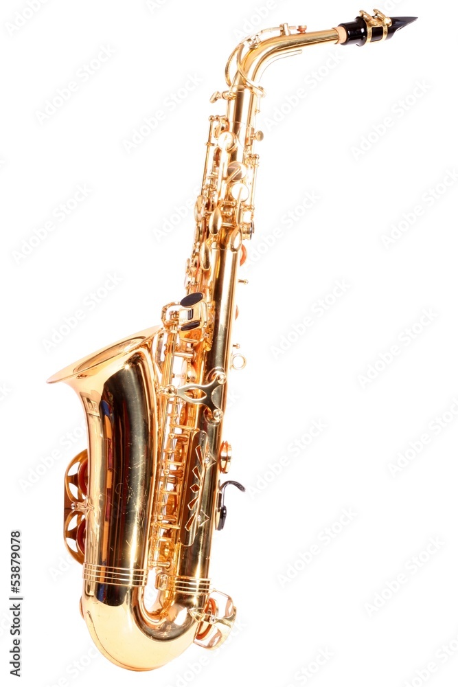 Naklejka premium saxofon