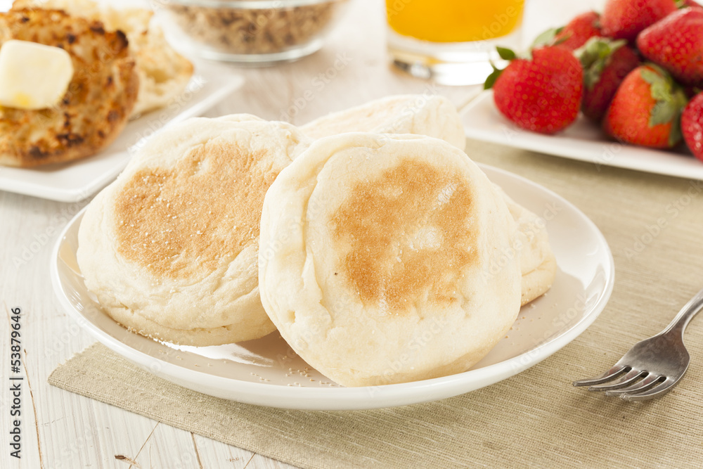 Organic Whole Wheat English Muffins