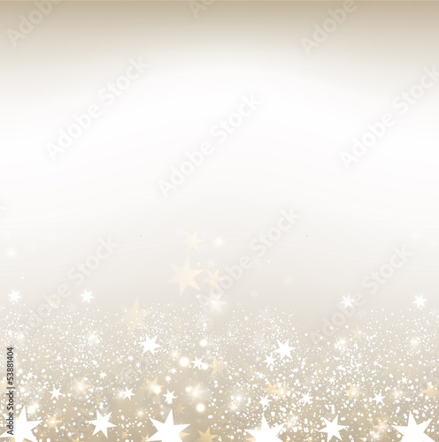 Elegant Christmas background with snowflakes and place for text.