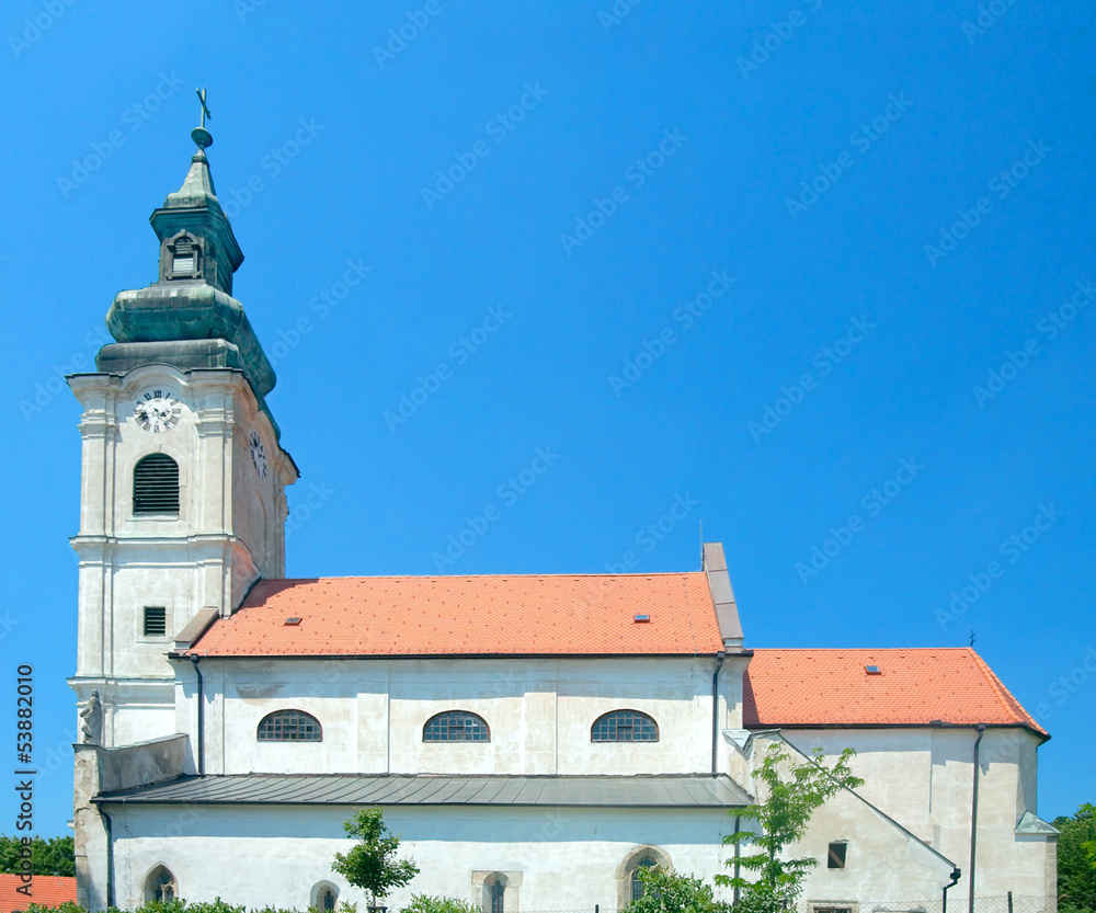 Roman catholic church of Holy Cross, Devin, Bratislava, Slovakia