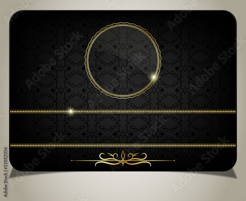 Black gift card