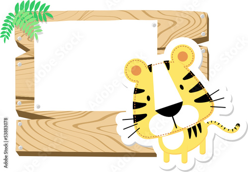 baby tiger vector