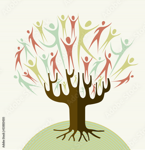 Embrace diversity tree set