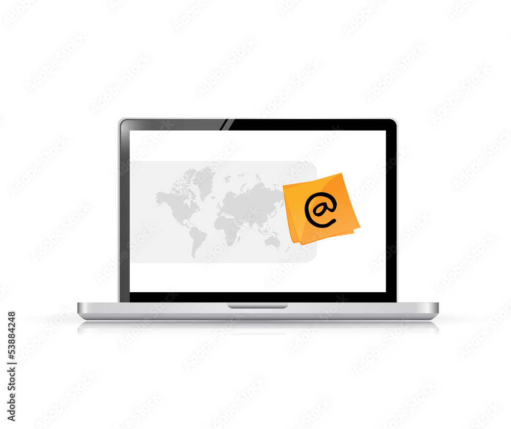 contact us symbol on a computer. contact us symbol on a computer.
