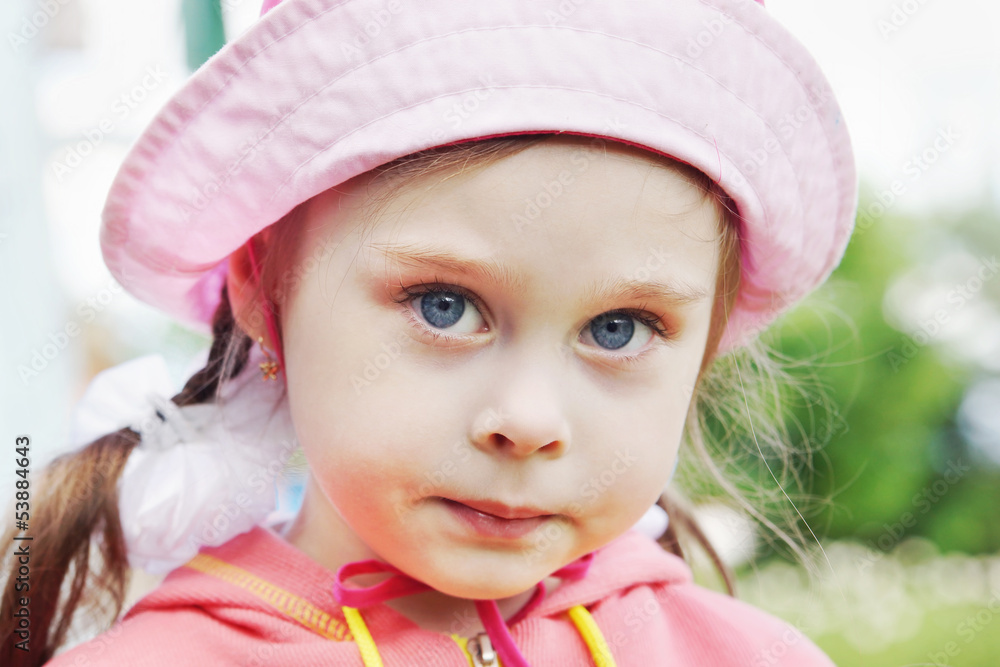 Portrait of a Beautiful Little Girl Portrait of a Beautiful Little Girl