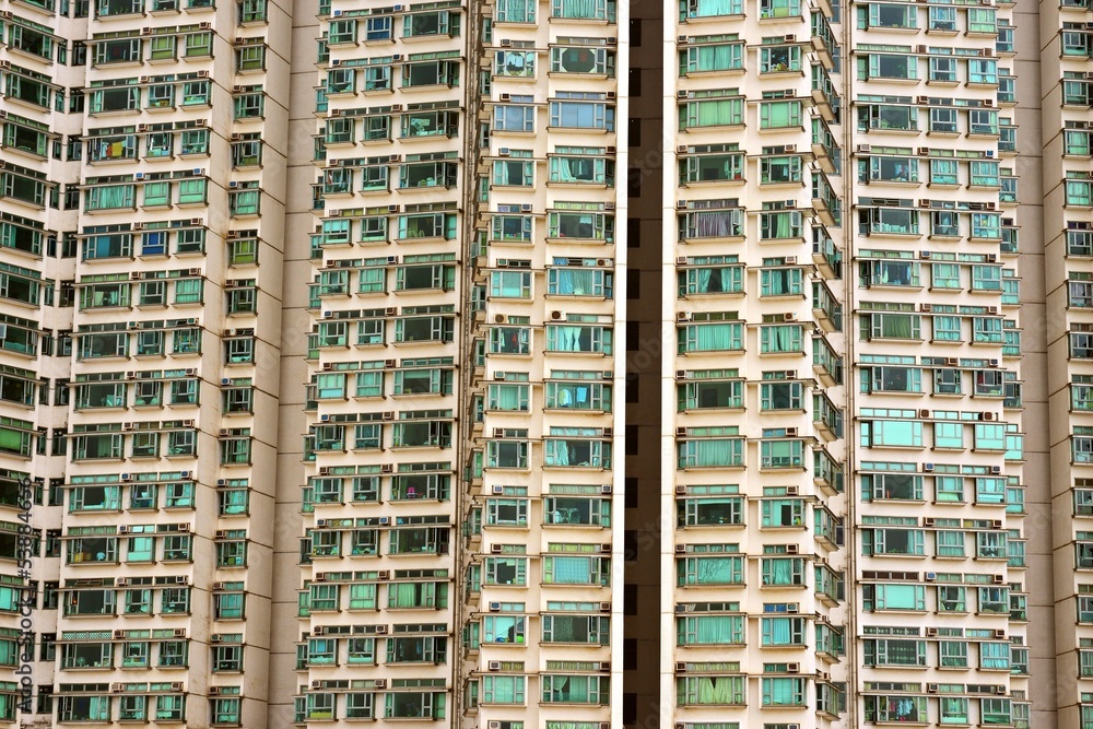 Hong Kong Apartment Building Detail