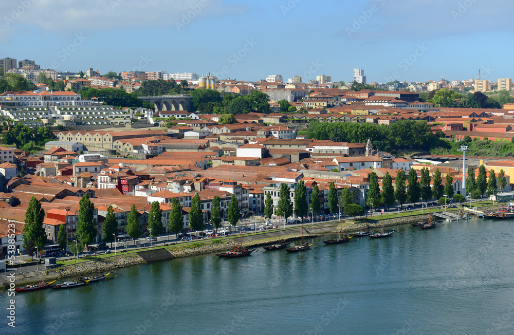 Vila Nova de Gaia and Douro River, Porto, Portugal