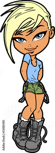 Cute Shy Tomboy
