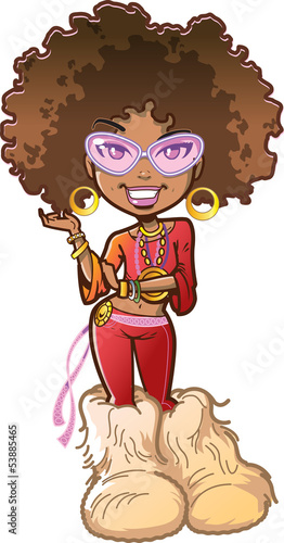 Funky Afro Girl