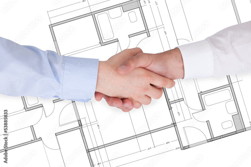 Two Businesspeople Shaking Hands Two Businesspeople Shaking Hands