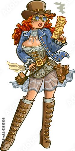 Sexy Steampunk Gunslinger