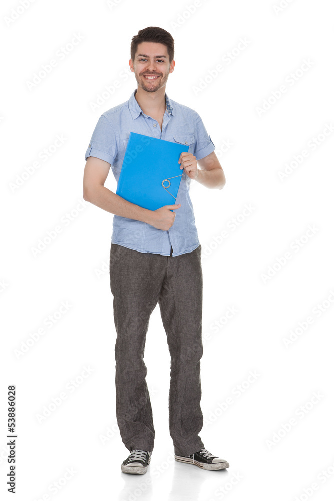 Portrait Of Young Happy Student Portrait Of Young Happy Student