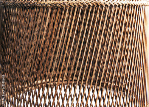 Basketry (Wickerwork) of rattan, made in Myanmar.