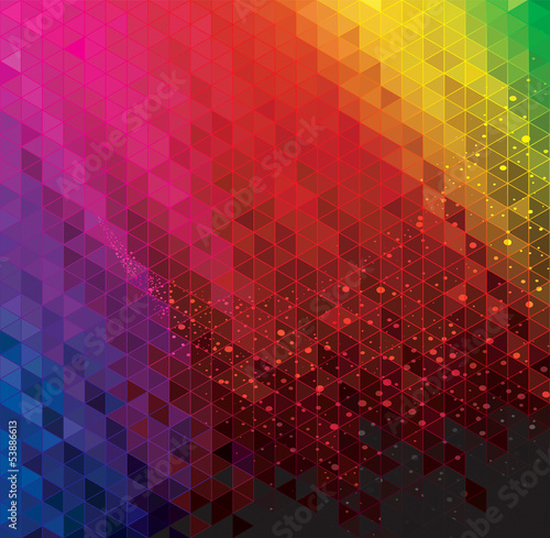 Abstract modern geometric colorful background.