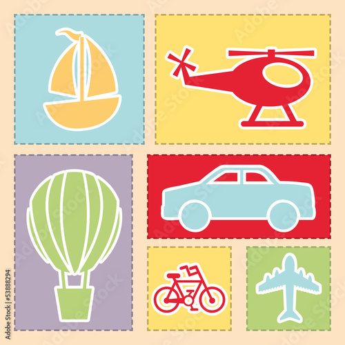 transports icons