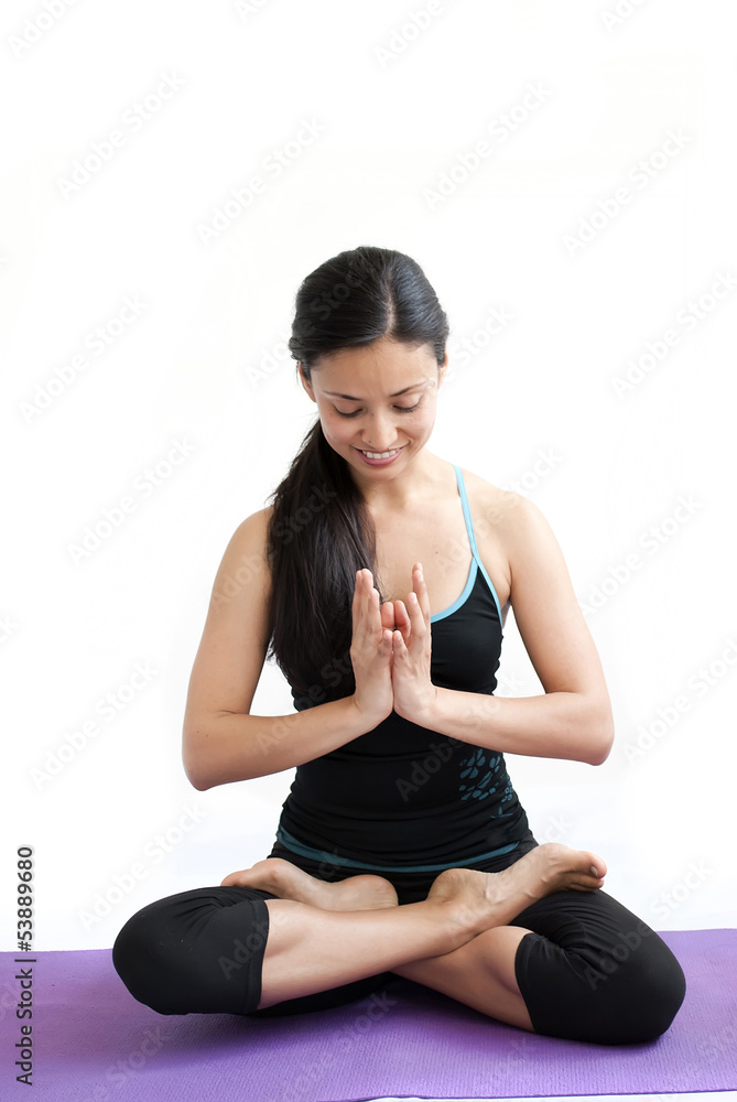 beautiful girl practising yoga beautiful girl practising yoga