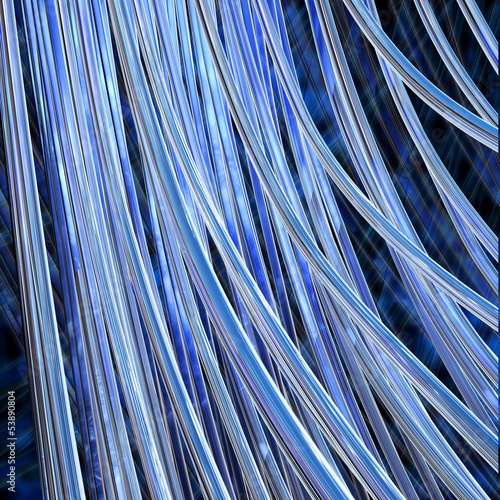 fiber optic cables - 3D Render