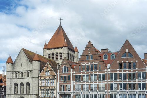 Grand Place of Tournai in Belgium