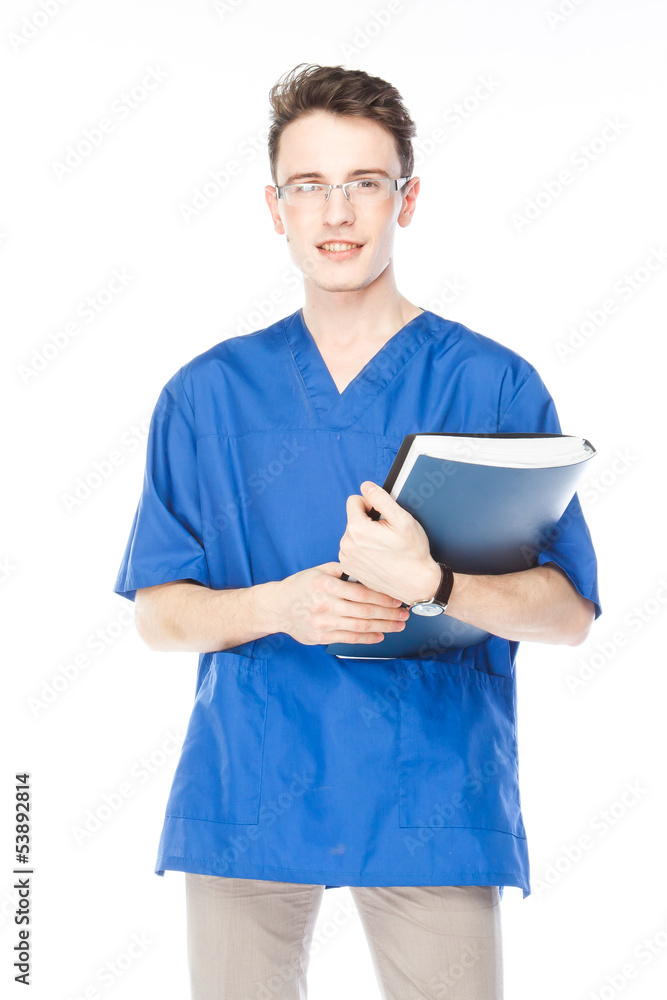 young and handsome male doctor young and handsome male doctor