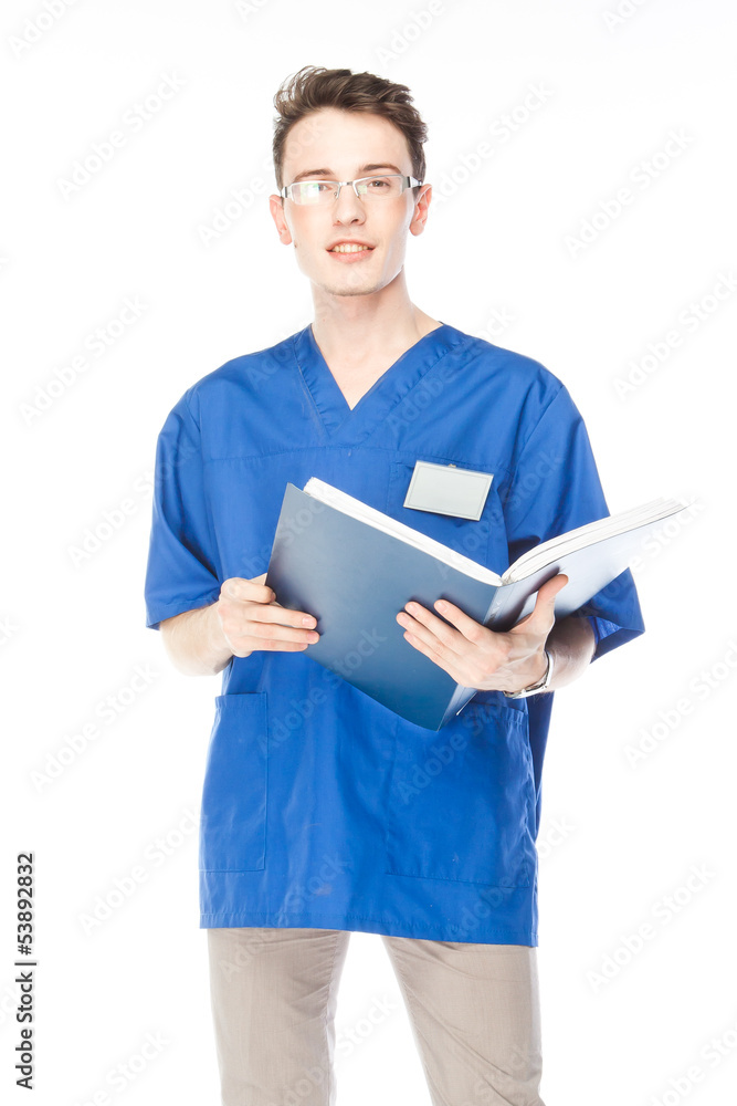 young and handsome male doctor young and handsome male doctor