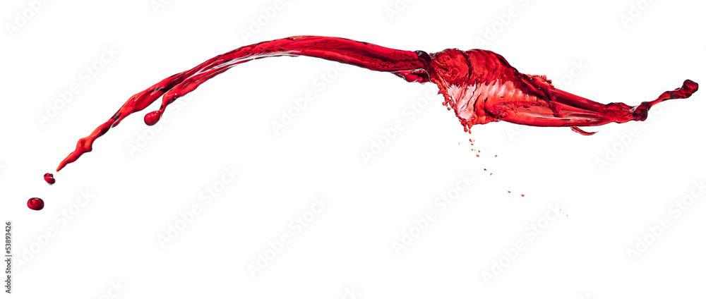 splashes of red transparent liquid splashes of red transparent liquid