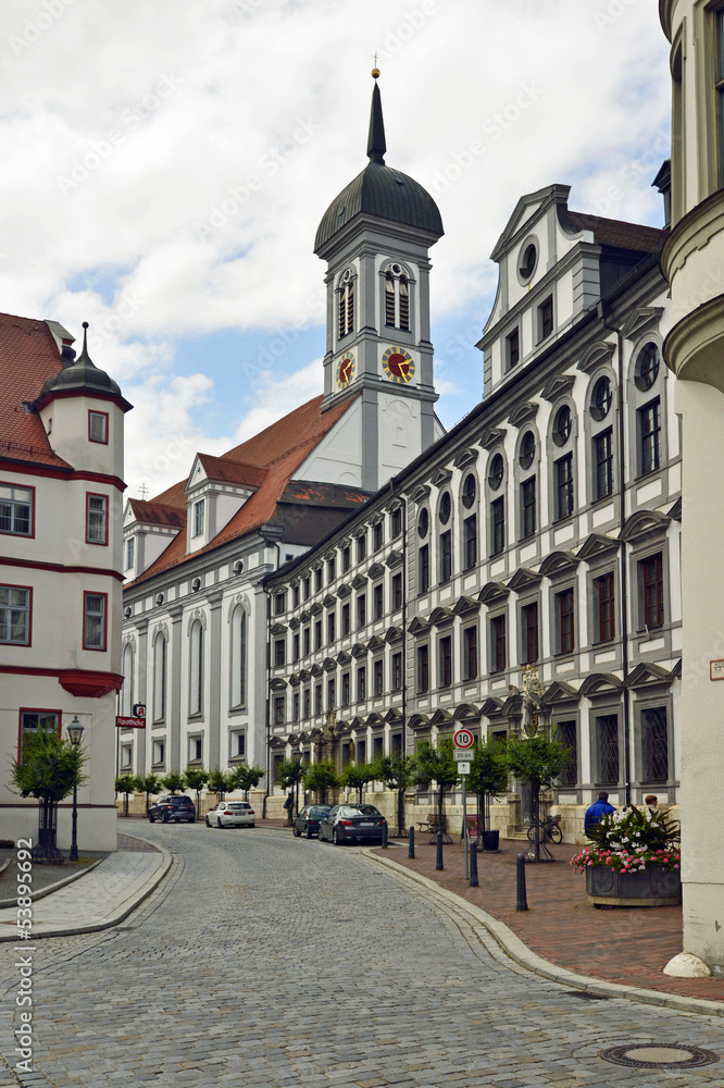 Obraz premium Studienkirche u.ehem.Universität, Dillingen