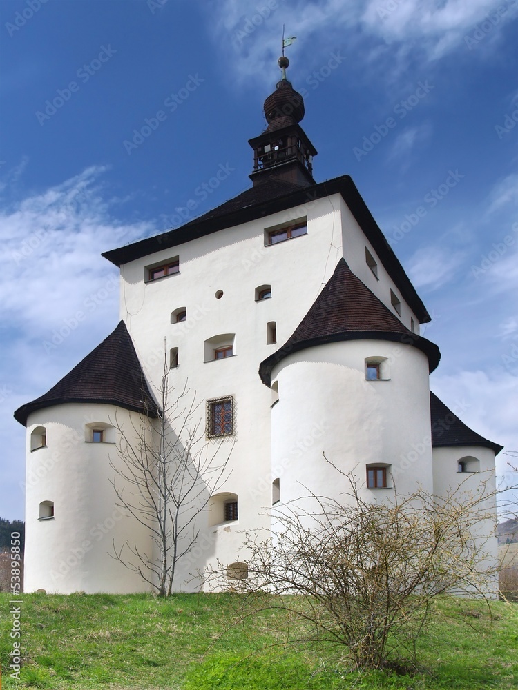 Massive bastions of New Castle in Banska Stiavnica Massive bastions of New Castle in Banska Stiavnica