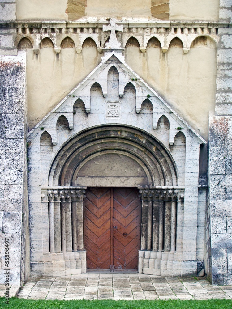 Fototapeta premium Gate of Cathedral in Spisska Kapitula