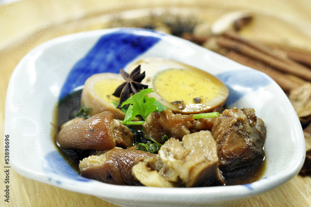 Stewed pork. Stewed pork.