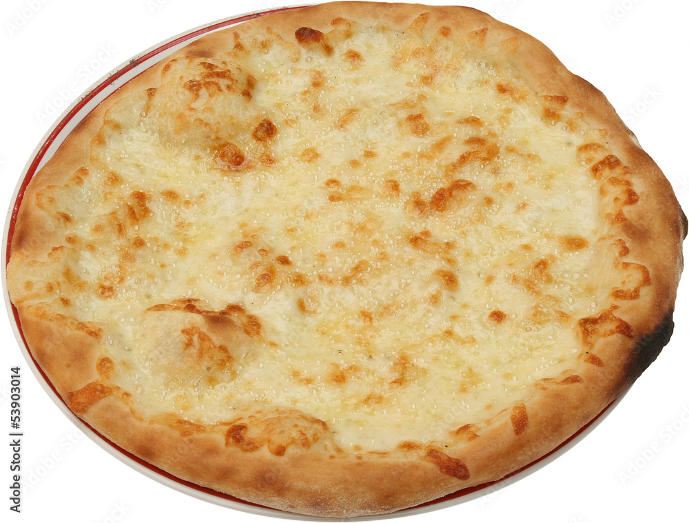 Hot Tasty bread cake with cheese isolated Hot Tasty bread cake with cheese isolated