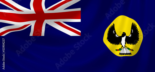 Flag of Australian  Western Australia © nickolae