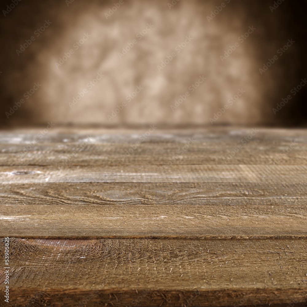 Fototapeta premium brown table