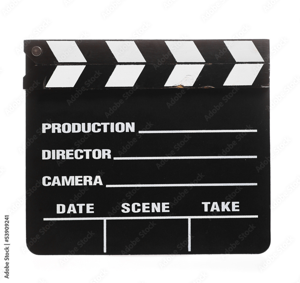 Fototapeta premium Cinema clap