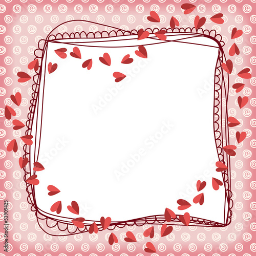 Heart Scrapbook Frame