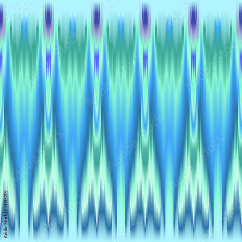 Blue and green colorful ethnic seamless pattern, vector
