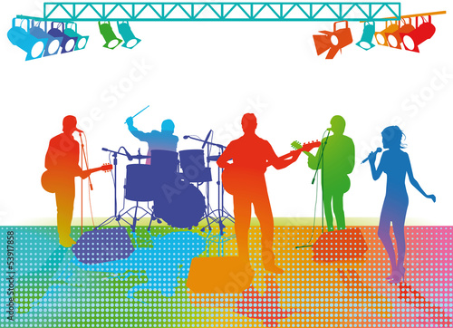 Band on Stage