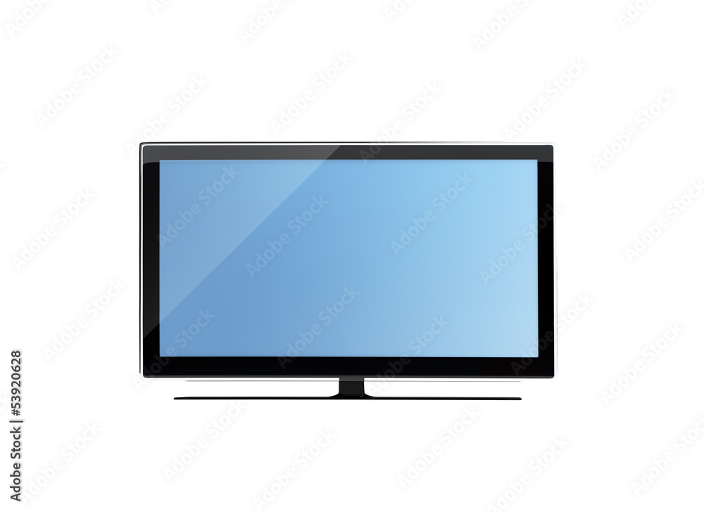 lcd tv monitor isolated on white background lcd tv monitor isolated on white background